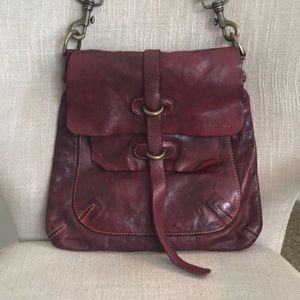 Campomaggi Red Leather Crossbody